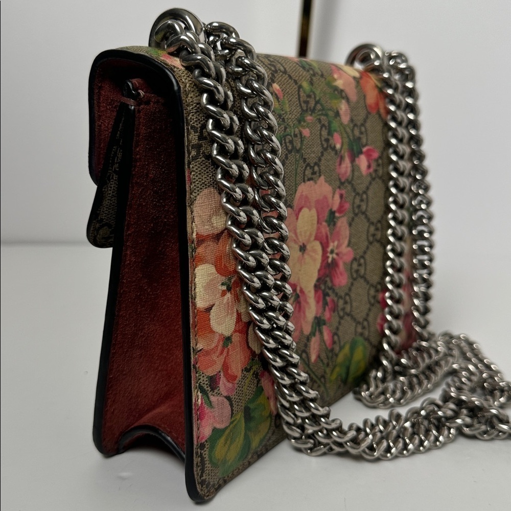 Gucci Dionysus GG Blooms Super Mini Shoulder Crossbody Bag - Picture 15 of 15